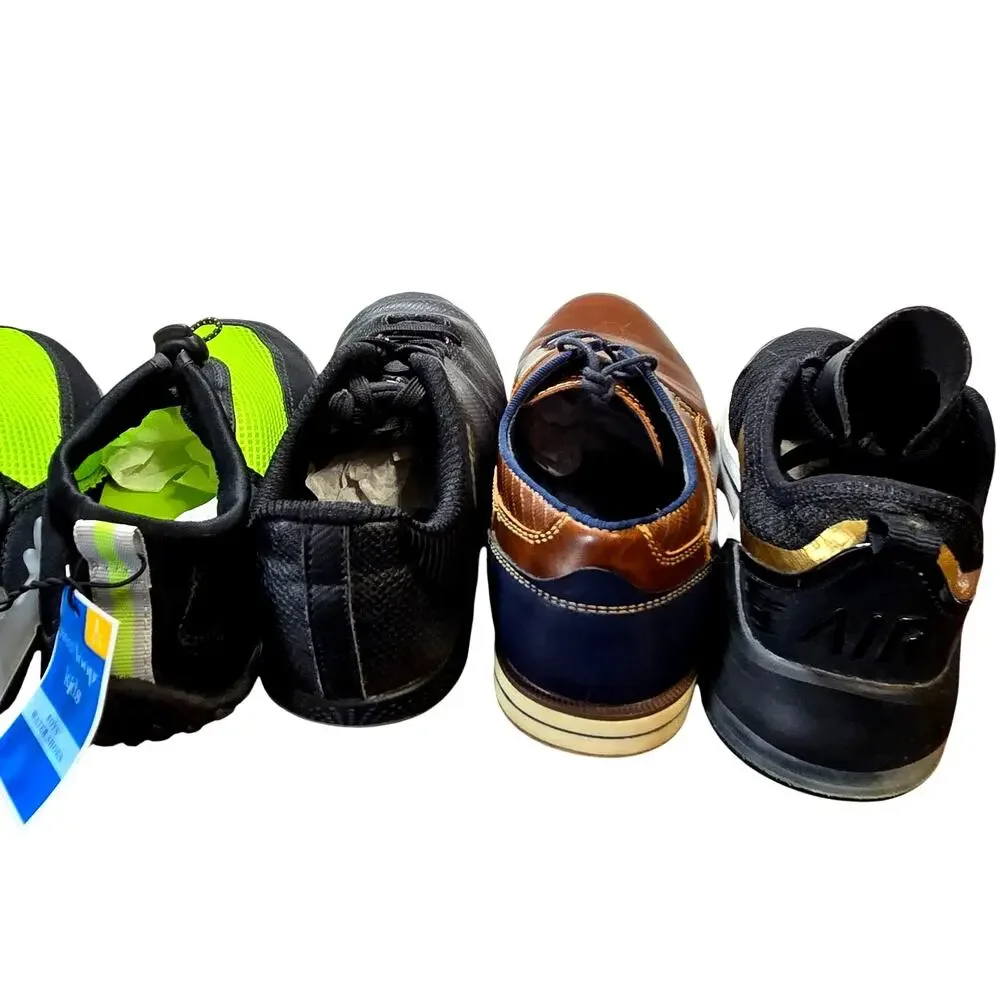 Nike Air + More Boy's Size 4 4.5 Sneakers Tennis Water Dress Shoes Bulk Lot of 3